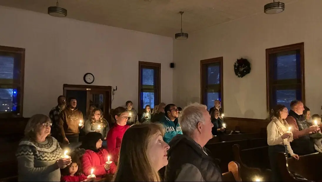 Candlelight Christmas Eve service at Horicon Baptist Church